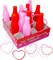 4E's Novelty Valentine Bottle Ring Toss Game for Kids & Adults – Red/Pink Indoor Outdoor Carnival Party Game, Classroom Valentine Activity with Bottles & Heart Rings, Easy Setup